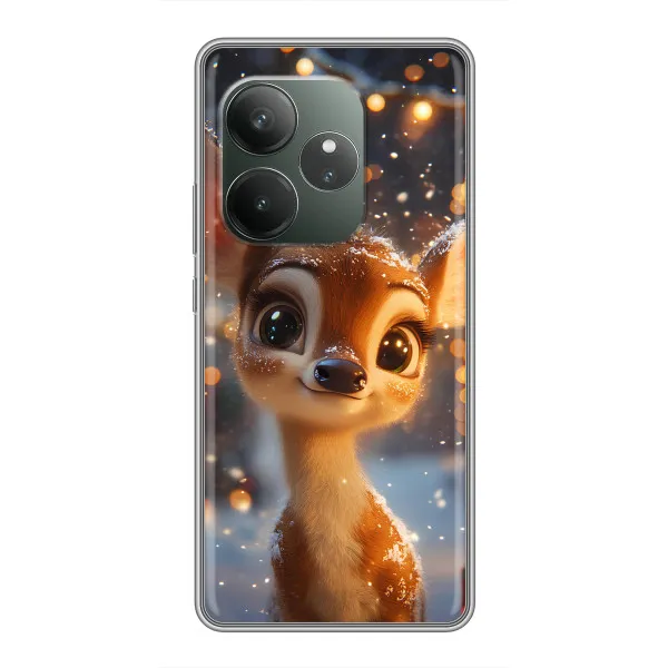 Чехол с принтом «Олененок среди гирлянд» для Huawei Honor X5c Plus