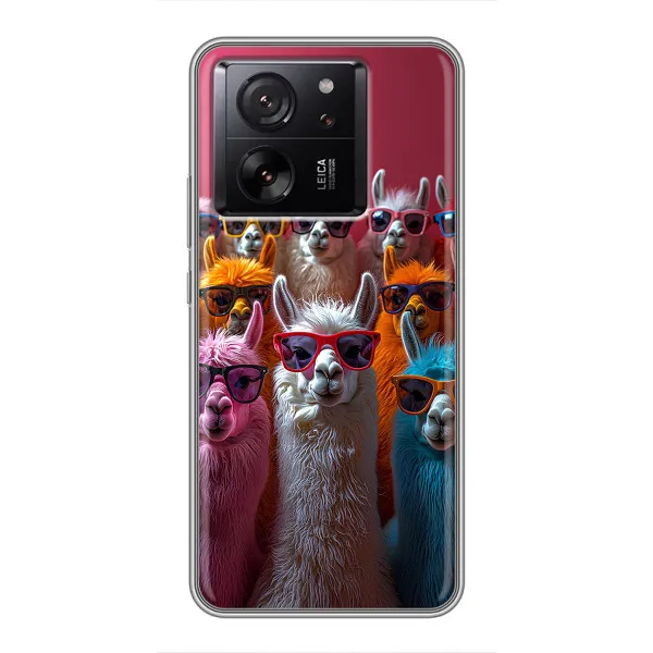 Чехол с принтом «Ламы в очках» для Huawei Honor X5d