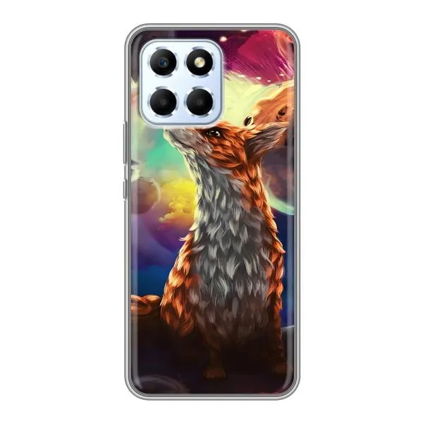 Чехол с принтом «Лисица в космосе» для Huawei Honor X6