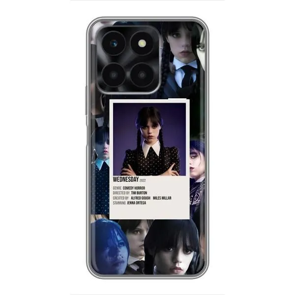 Чехол с принтом «коллаж Уэнздей» для Huawei Honor X6a