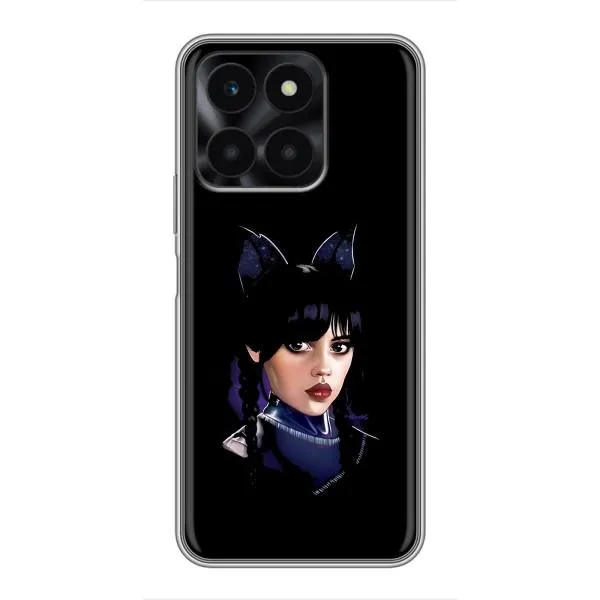 Чехол с принтом «серьезная Уэнздей» для Huawei Honor X6a