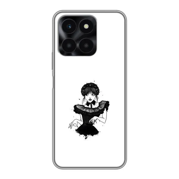 Чехол с принтом «танец Уэнздей» для Huawei Honor X6a