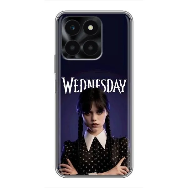 Чехол с принтом «Wednesday» для Huawei Honor X6a