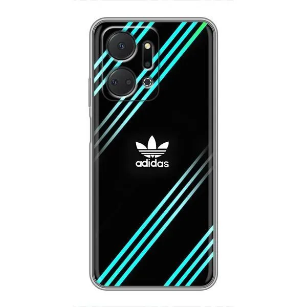 Чохол з принтом «Адідас з полосами» для Huawei Honor X7a