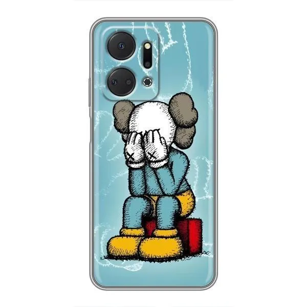 Чехол с принтом «Плач Bearbrick» для Huawei Honor X7a