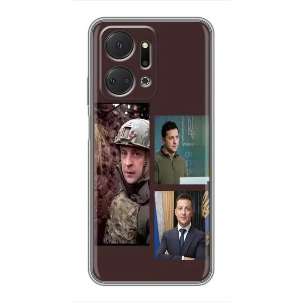 Чохол з принтом «Президент» для Huawei Honor X7a