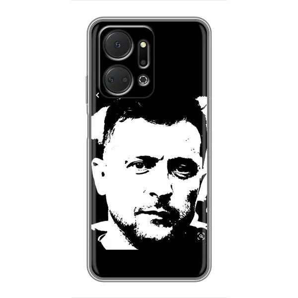 Чохол з принтом «Зеленский АРТ» для Huawei Honor X7a