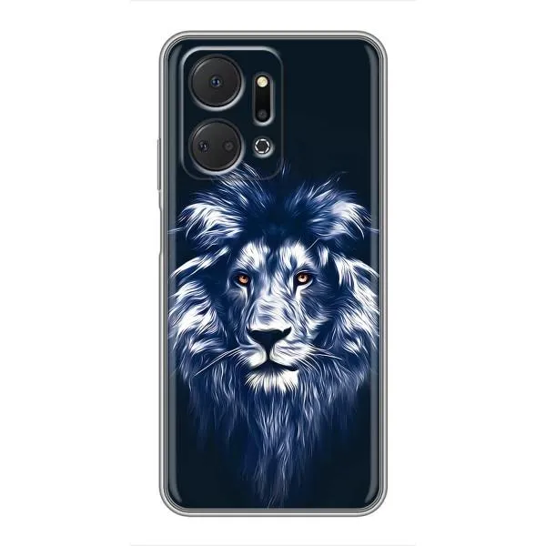 Чехол с принтом «Синий Лев» для Huawei Honor X7a Чехол с принтом «Синий Лев» для Huawei Honor X7a