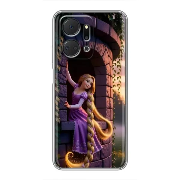 Чехол с принтом «Рапунцель на башне» для Huawei Honor X7a