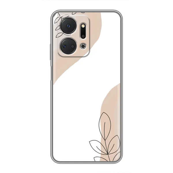 Чохол з принтом «Нюдова гілочка абстракція» для Huawei Honor X7a