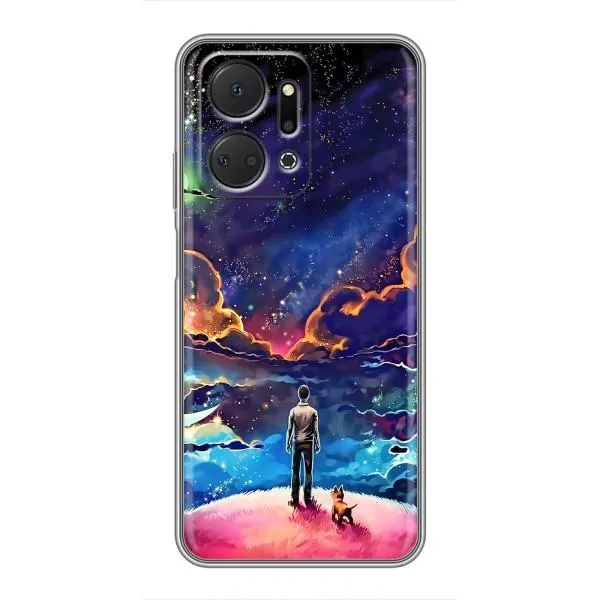 Чехол с принтом «Галактический вид» для Huawei Honor X7a