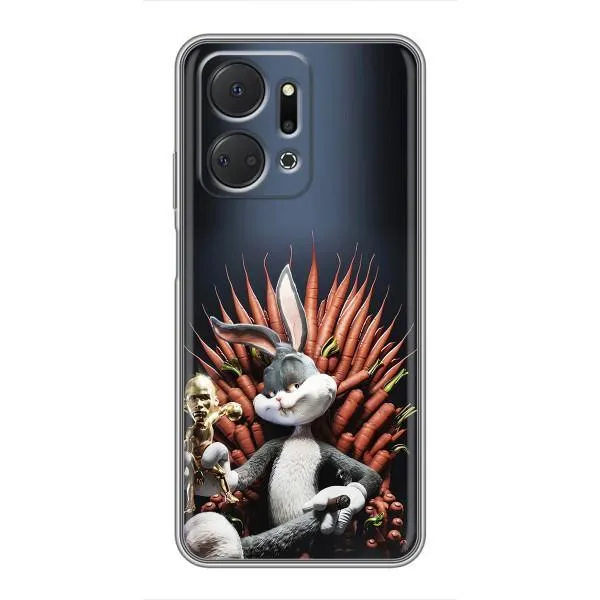 Чехол с принтом «Король Кролик» для Huawei Honor X7a Чехол с принтом «Король Кролик» для Huawei Honor X7a