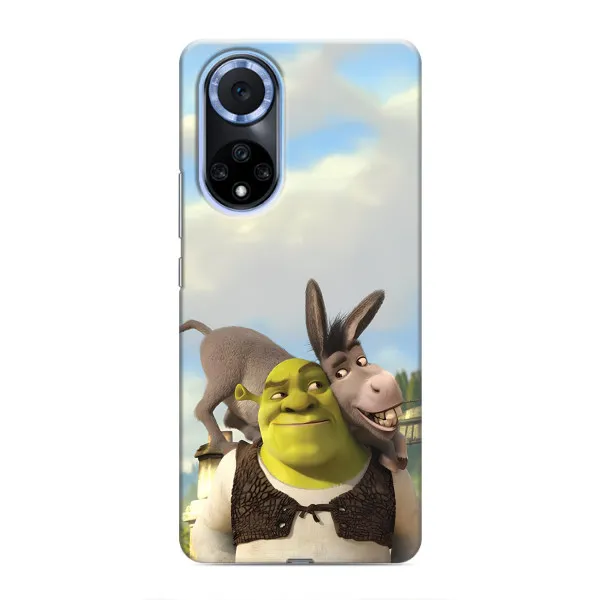 Чехол с принтом «Шрек и Осел» для Huawei Honor X7b