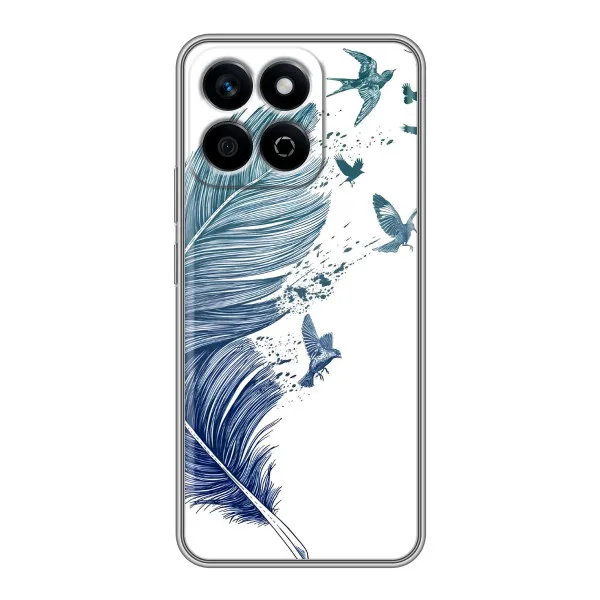 Чохол з принтом «Перо» для Huawei Honor X7c