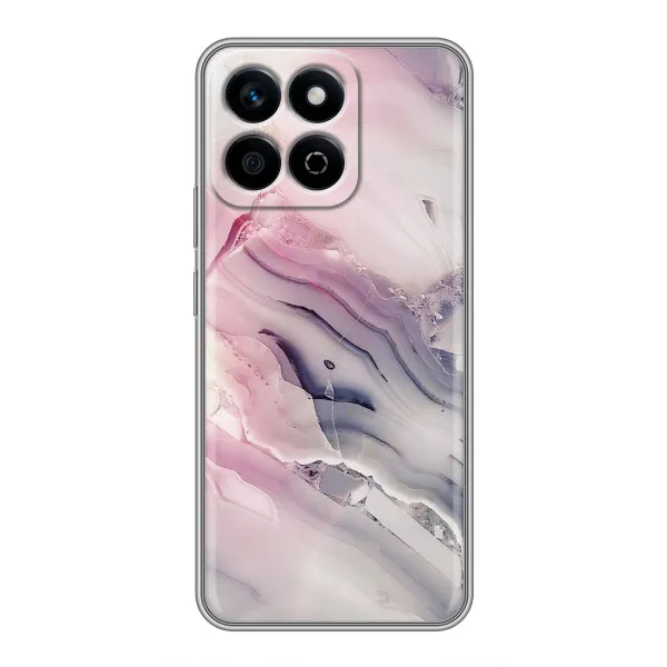 Чехол с принтом «Пурпурный Мрамор» для Huawei Honor X7c