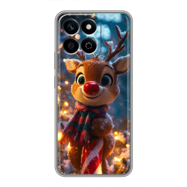Чохол з принтом «Олень з шарфом» для Huawei Honor X7c