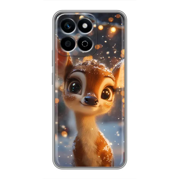 Чохол з принтом «Оленятко серед гірлянд» для Huawei Honor X7c