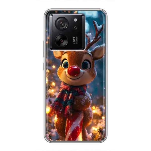 Чохол з принтом «Олень з шарфом» для Huawei Honor X7d 5G