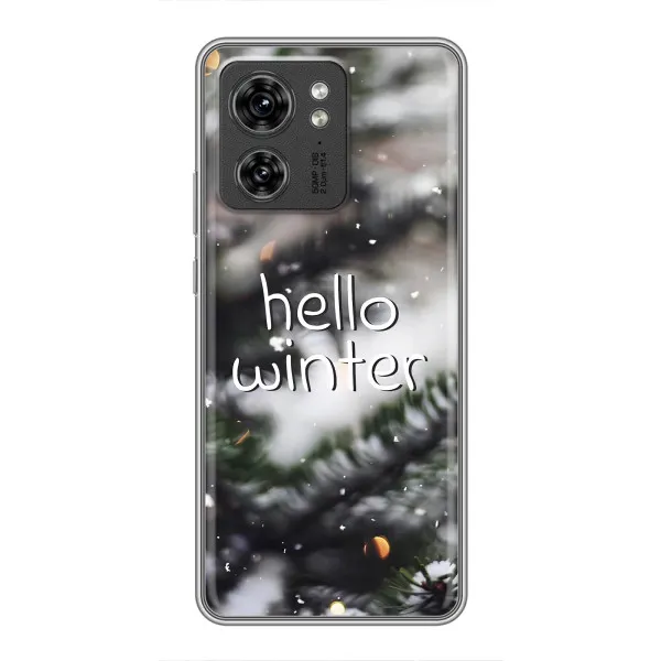 Чехол с принтом «Hello winter» для Huawei Honor X8 5G
