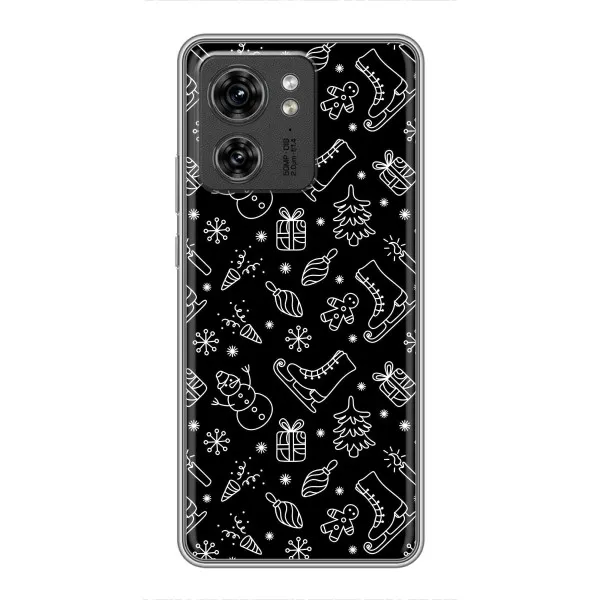 Чехол с принтом «Новогодний фон» для Huawei Honor X8 5G