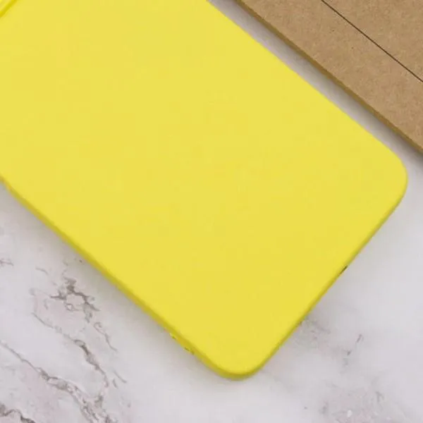 Чехол Silicone Cover Lakshmi Full Camera (A) для Huawei Honor X8a — Желтый — фото 4