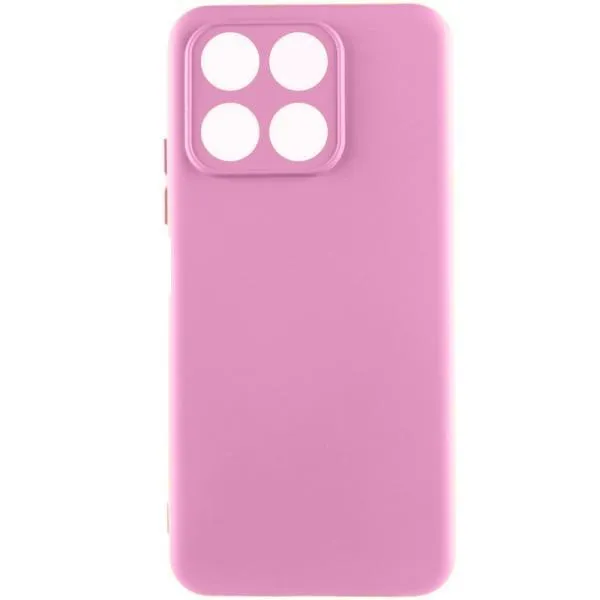 Чехол Silicone Cover Lakshmi Full Camera (A) для Huawei Honor X8a — Розовый — фото 1