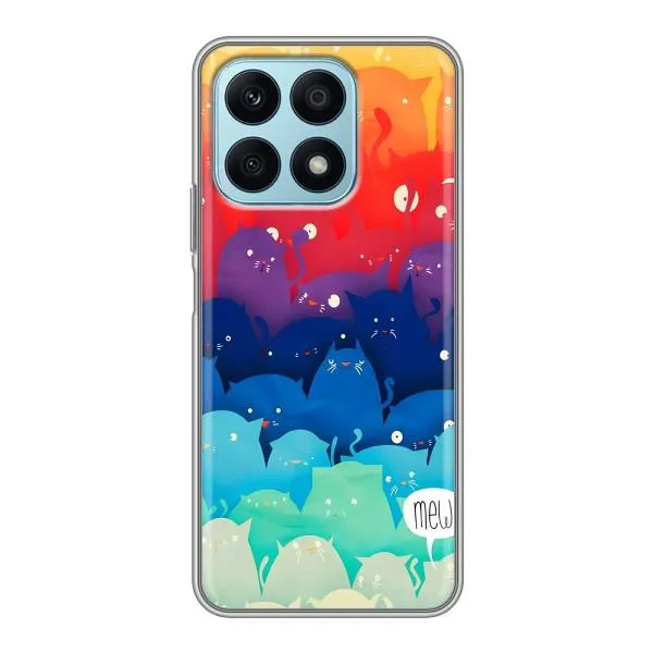 Чехол с принтом «Mew» для Huawei Honor X8a