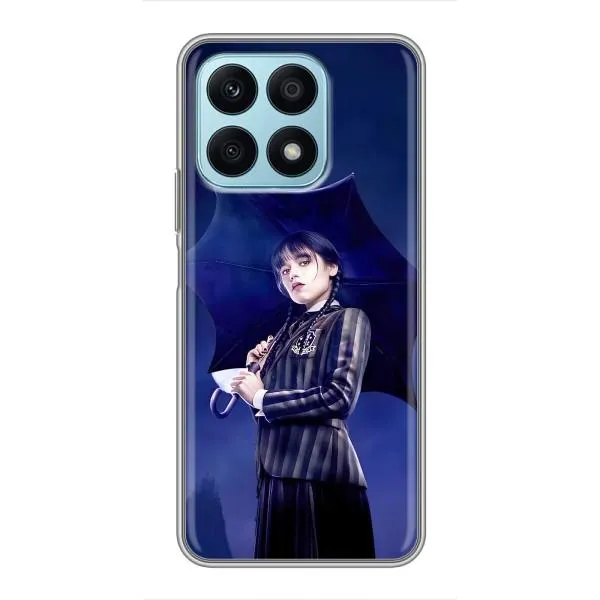 Чехол с принтом «Уэнздей с зонтом» для Huawei Honor X8a Чехол с принтом «Уэнздей с зонтом» для Huawei Honor X8a