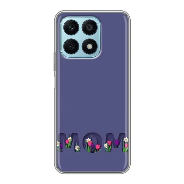 Чехол с принтом «Мама в цветах» для Huawei Honor X8a