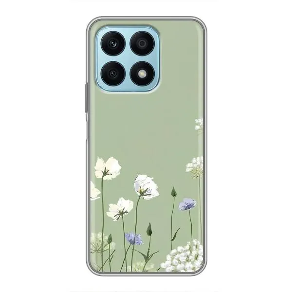 Чохол з принтом «Квіти на зеленому» для Huawei Honor X8a Чохол з принтом «Квіти на зеленому» для Huawei Honor X8a