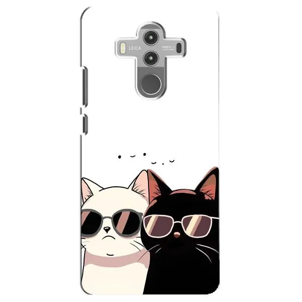 Чохол з принтом «Коти в окулярах» для Huawei Mate 10 Pro