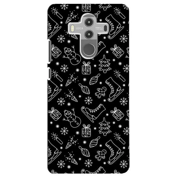 Чехол с принтом «Новогодний фон» для Huawei Mate 10 Pro