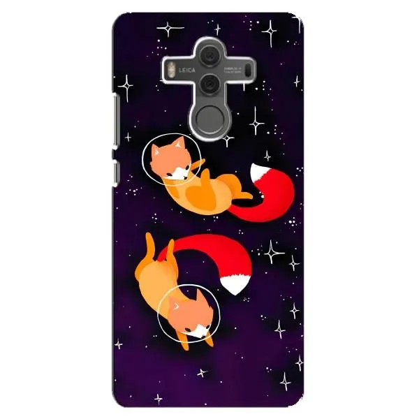 Чехол с принтом «Лисички космонавты» для Huawei Mate 10