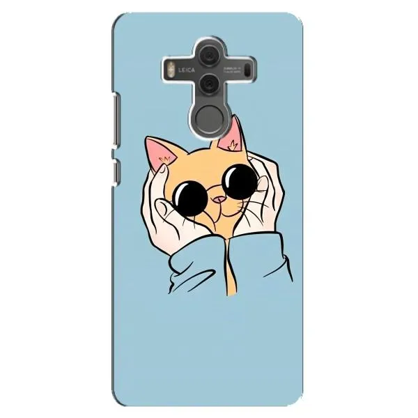 Чехол с принтом «Котик в очках» для Huawei Mate 10