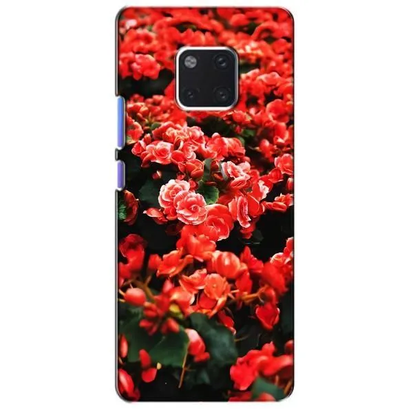 Чехол с принтом «Цветы красные» для Huawei Mate 20 Pro (LYA-L09, LYA-L29)