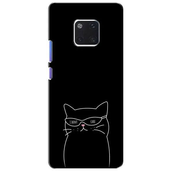 Чохол з принтом «Байдужий кіт» для Huawei Mate 20 Pro (LYA-L09, LYA-L29)