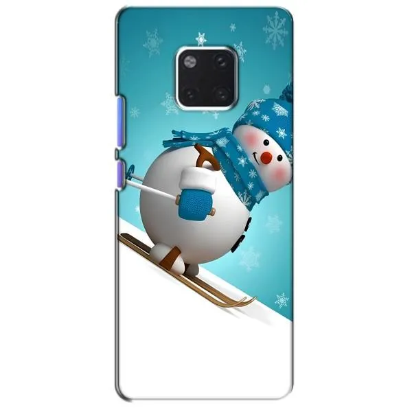 Чехол с принтом «Снеговик на лыжах» для Huawei Mate 20 Pro (LYA-L09, LYA-L29)
