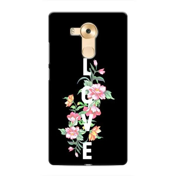 Чехол с принтом «Цветы LOVE» для Huawei Mate 8 (NXT)