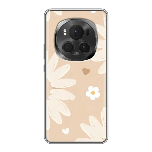 Чохол з принтом «Бежеві квіти» для Huawei Mate 80 RS Ultimate Чохол з принтом «Бежеві квіти» для Huawei Mate 80 RS Ultimate