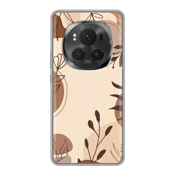 Чохол з принтом «Коричневі квіти» для Huawei Mate 80 RS Ultimate Чохол з принтом «Коричневі квіти» для Huawei Mate 80 RS Ultimate