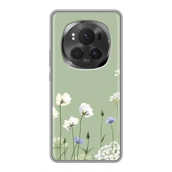 Чохол з принтом «Квіти на зеленому» для Huawei Mate 80 RS Ultimate Чохол з принтом «Квіти на зеленому» для Huawei Mate 80 RS Ultimate