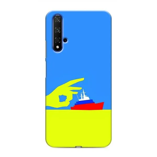 Чехол с принтом «Щелбан кораблю» для Huawei Nova 5T Чехол с принтом «Щелбан кораблю» для Huawei Nova 5T