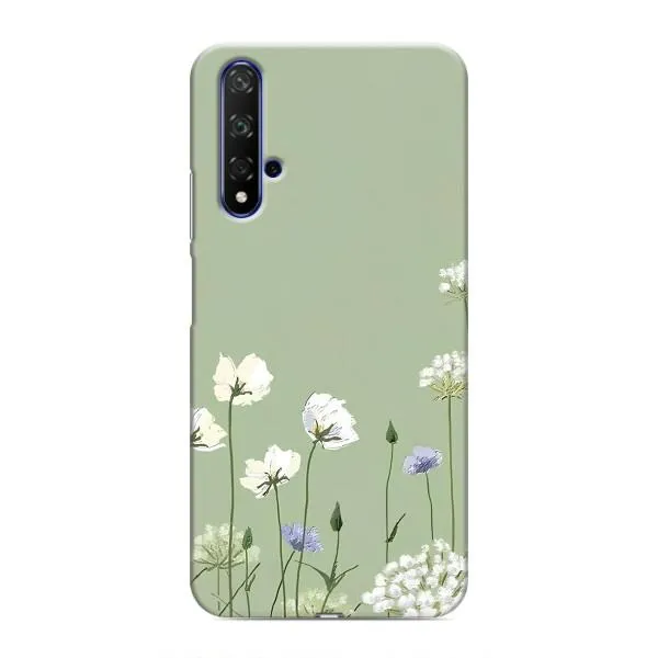 Чехол с принтом «Цветы на зеленом» для Huawei Nova 5T