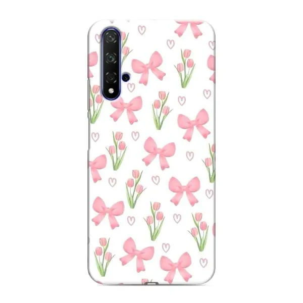 Чохол з принтом «Банти і квіти» для Huawei Nova 5T Чохол з принтом «Банти і квіти» для Huawei Nova 5T