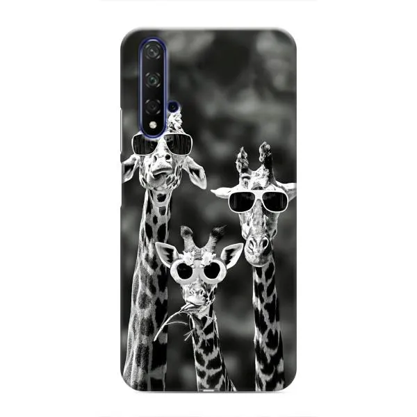 Чехол с принтом «Жирафы в очках» для Huawei Nova 5T Чехол с принтом «Жирафы в очках» для Huawei Nova 5T