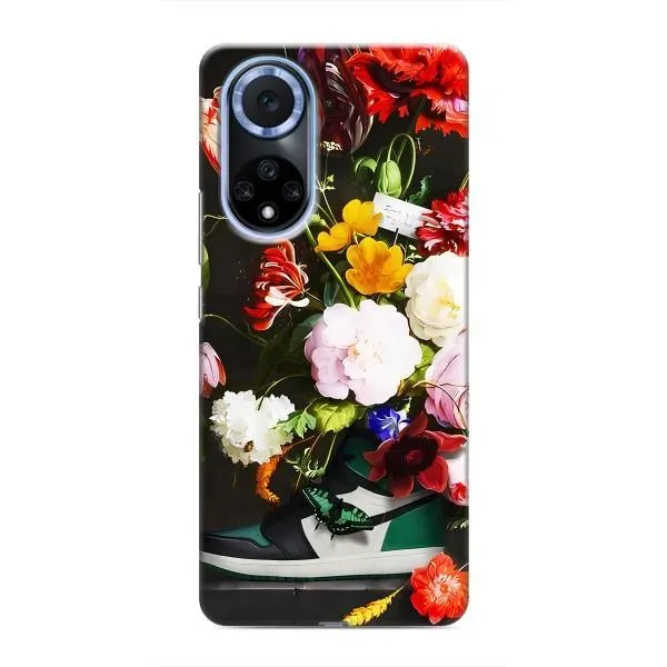 Чехол с принтом «Nike цветы» для Huawei Nova 9 SE Чехол с принтом «Nike цветы» для Huawei Nova 9 SE