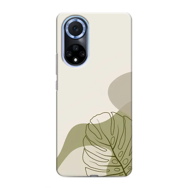 Чохол з принтом «Зелена монстера дизайн» для Huawei Nova 9 SE