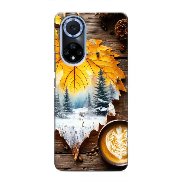 Чехол с принтом «Осенне-зимний кофе» для Huawei Nova 9 SE Чехол с принтом «Осенне-зимний кофе» для Huawei Nova 9 SE