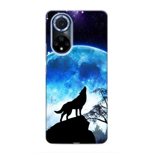 Чехол с принтом «Волк на луну» для Huawei Nova 9 SE