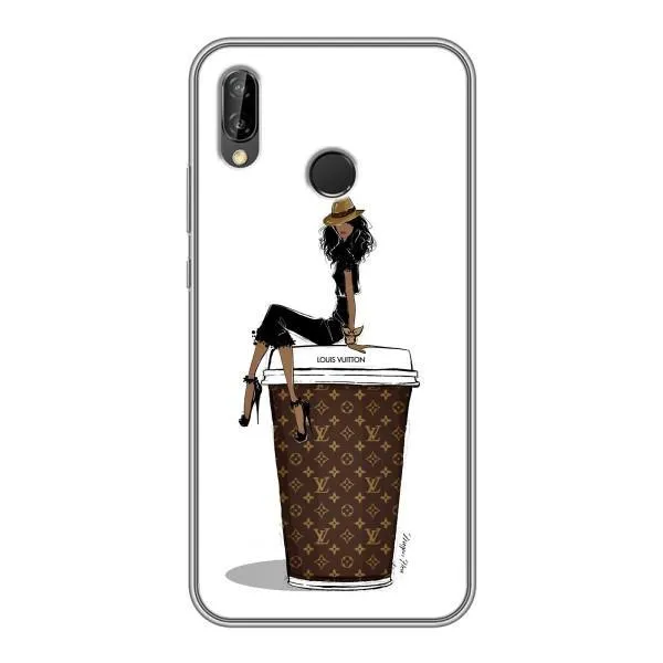Чехол с принтом «кофе LOUIS VUITTON» для Huawei P Smart 2019 Чехол с принтом «кофе LOUIS VUITTON» для Huawei P Smart 2019